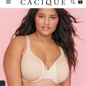 NWT Cacique from Lane Bryant Bra 44D